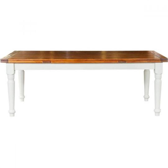 bisc l4827nb malovany biely svetly natur orech jedalensky stol veranda nabytok vidiecky dom stol country nabytok stol rustikalny mediteransky provence provans vidiecky jedalen kuchyna.jpg